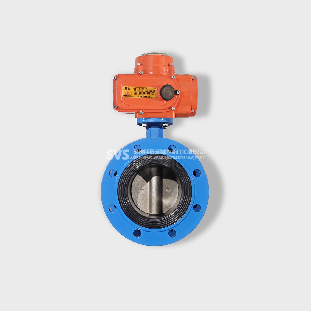 Electric flange butterfly valve