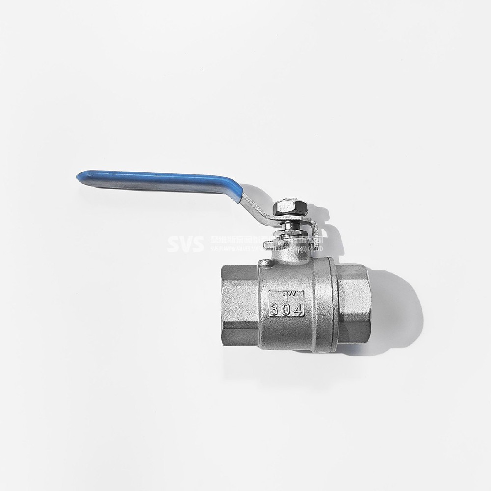 Stainless steel 304 internal thread two-piece ball valve