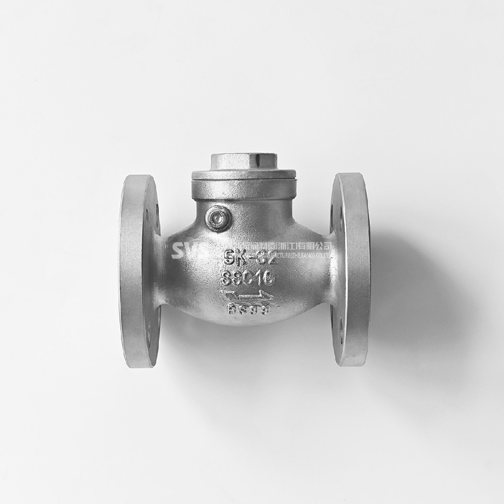 JIS stainless steel swing flange check valve